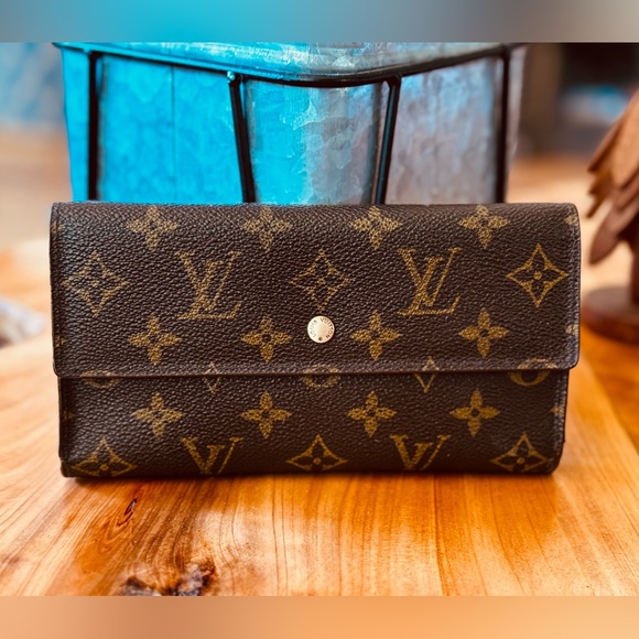 Louis Vuitton Handbags - Louis Vuitton, international monogram, brown, long wallet vintage 2000